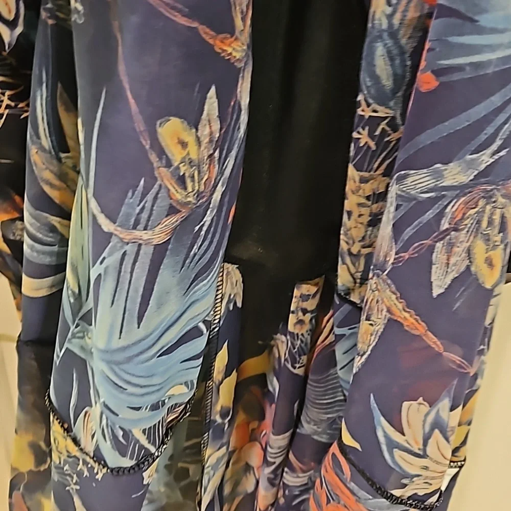 Brand unknown Long Black Floral Sundress Size 2xl - Picture 9 of 11